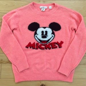 Coral Mickey Sweater